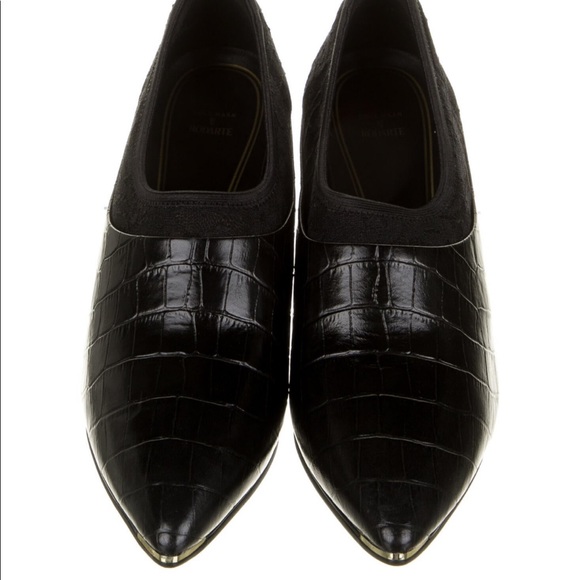 Cole Haan Alligator Lace Trim Embellishment Pumps - Picture 1 of 16